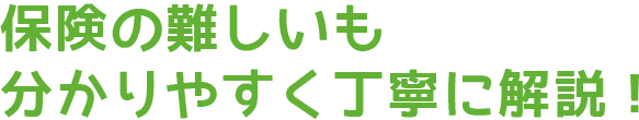 保険の難しいも分かりやすく丁寧に解説!