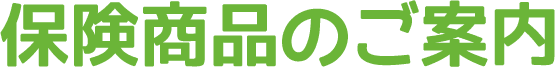 保険商品のご案内